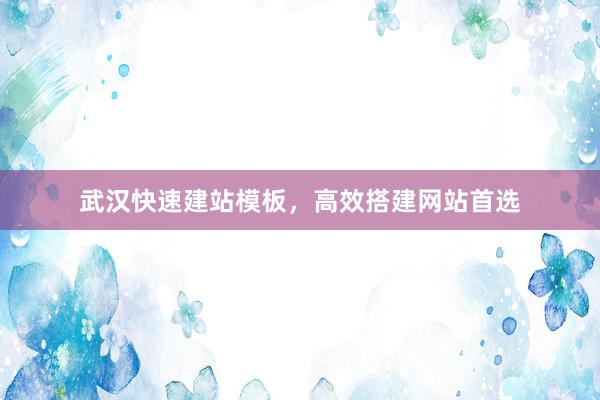 武汉快速建站模板，高效搭建网站首选